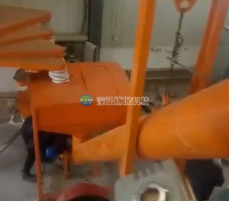 甘肅某科學研究（荒漠沙）輸送項目現場（管式螺旋）