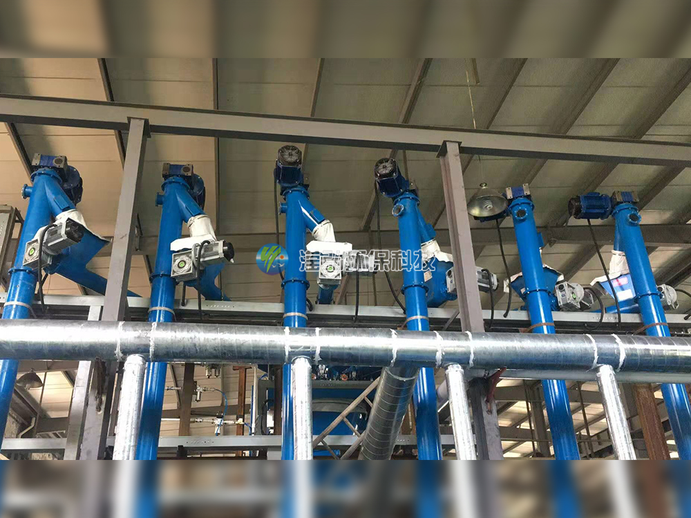 天津某化工（氧化鋁粉）輸送項目現場 （管式螺旋） 